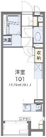 レオネクストＦｌｏｒａ　54815の物件間取画像